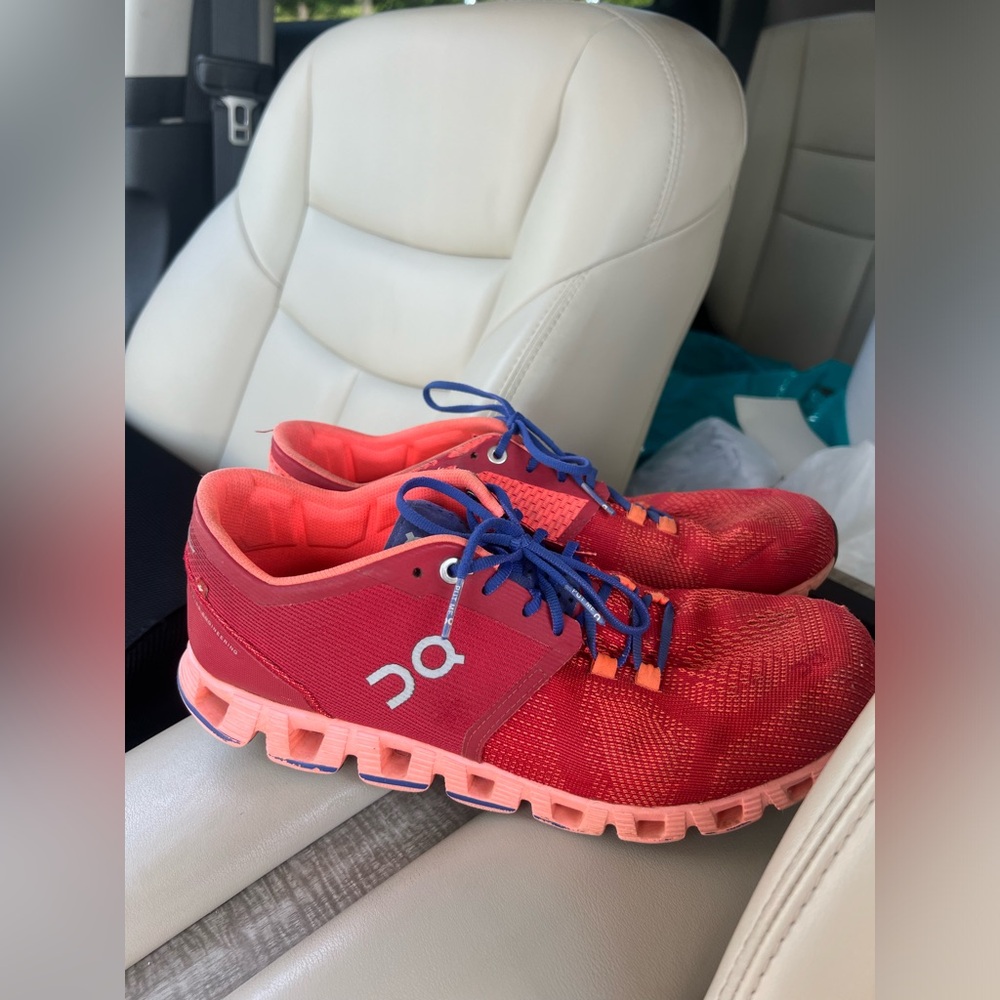 On cloud running shoes